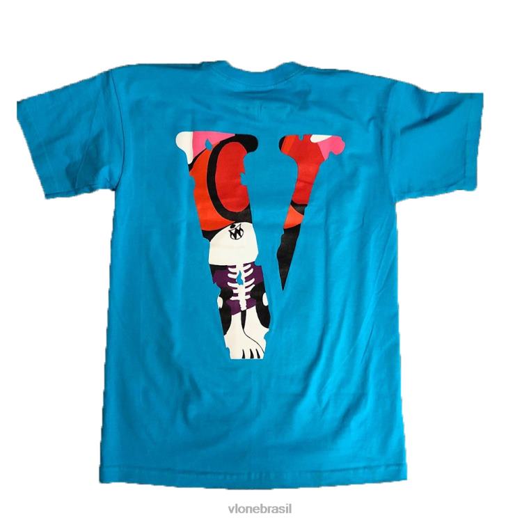 br Vlone homens camiseta miami vice azul 40XNV230 principal 40XNV230 Autenticidade camisa VLONE Brasil Seja unico seja VLONE Brasil